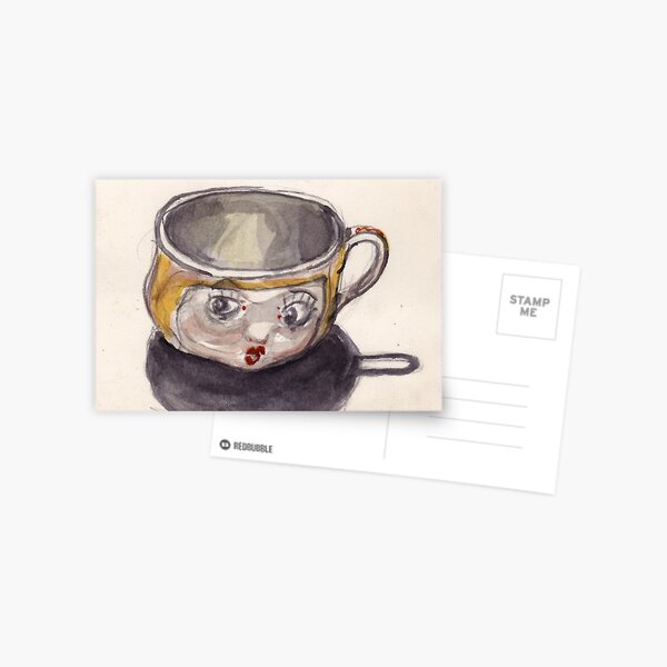 T Cup. Postcard