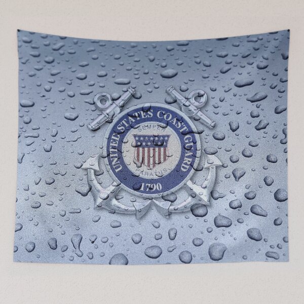 Item preview, Raindrop US Coast Guard  designed and sold by FantasySkyArt.
