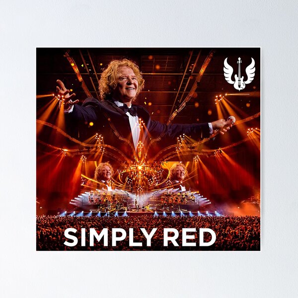 Simply Red Posters for Sale | Redbubble