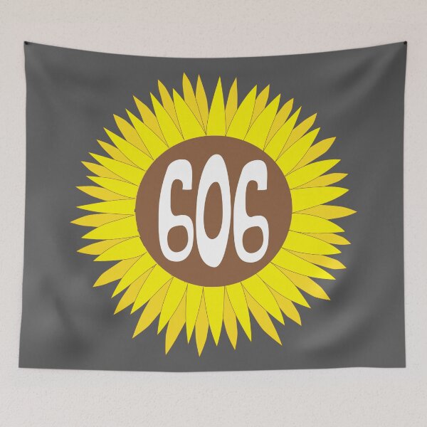 Item preview, Hand Drawn Kentucky Sunflower 606 Area Code designed and sold by itsrturn.