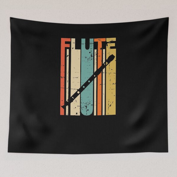 Item preview, Retro Flute Vintage Flutist Gift Musician designed and sold by jeffded.