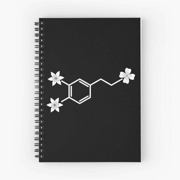 Aperçu de l'œuvre Molécule de dopamine et chimie des fleurs créée et vendue par mrhighsky.