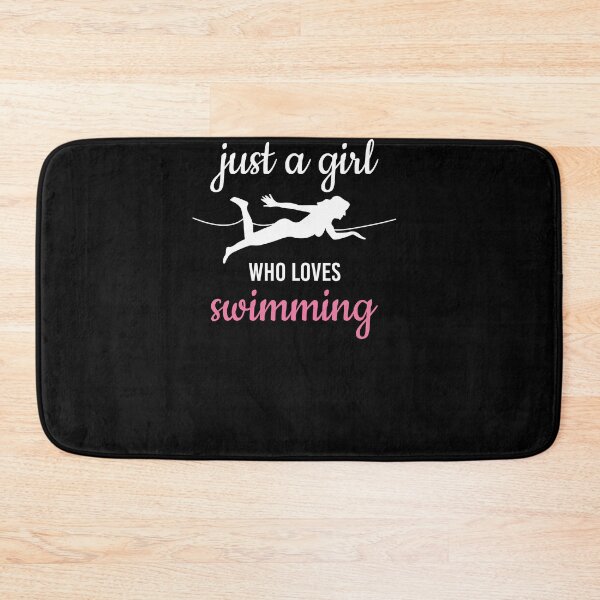 Item preview, Just A Girl Who Loves Swimming Quote designed and sold by jeffded.