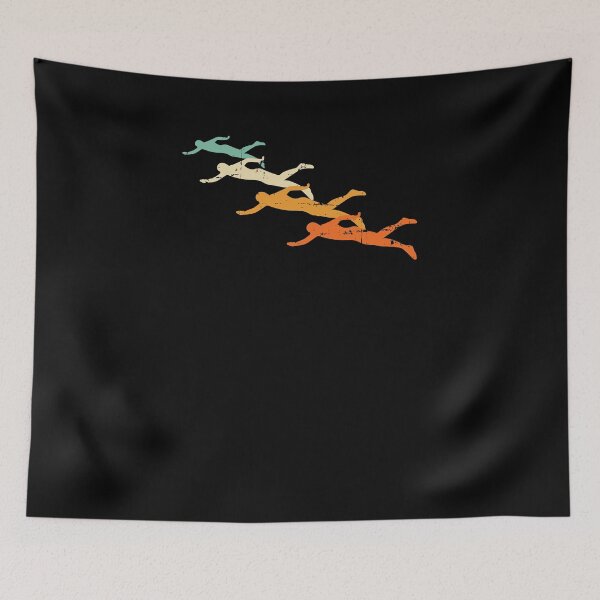 Item preview, Retro Swimming Vintage Swimmer Gift designed and sold by jeffded.