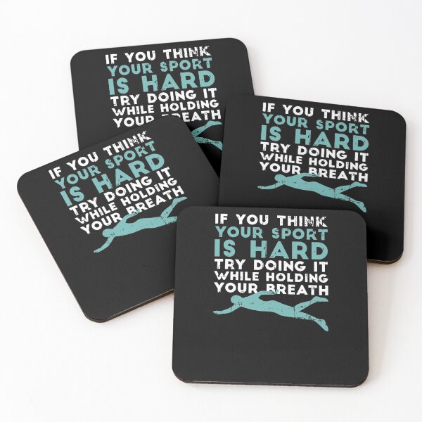 Item preview, Holding Your Breath Swimming Quote Swimmer designed and sold by jeffded.