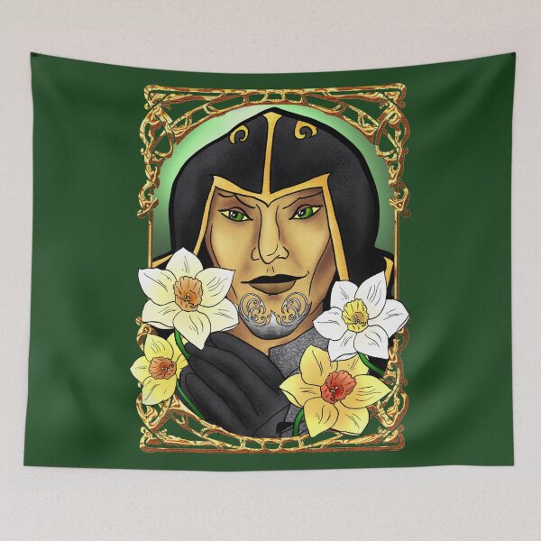 Item preview, Narcissus poeticus. Daffodil. Ondolemar. Elf designed and sold by NorroenDyrd.