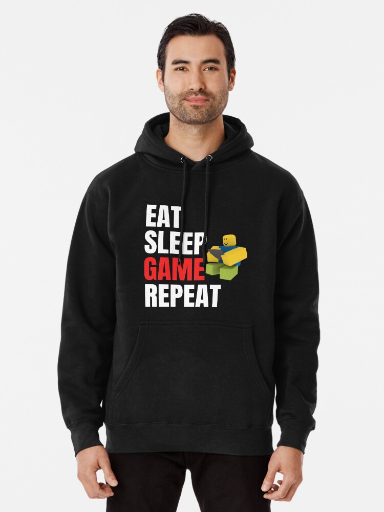 roblox eat sleep game repeat noob gamer gift kids t shirt by smoothnoob redbubble