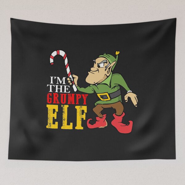 Item preview, Elf squad Grumpy Elf Christmas kids gift for men women kids designed and sold by hadleydesigns.