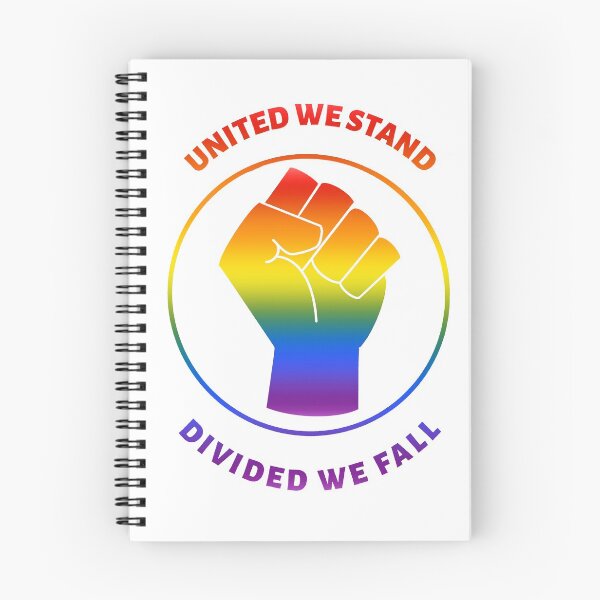Item preview, United We Stand Divide We Fall (Rainbow Fist Version) designed and sold by KionaDesign.