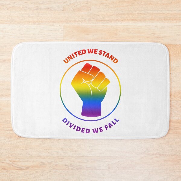 Item preview, United We Stand Divide We Fall (Rainbow Fist Version) designed and sold by KionaDesign.