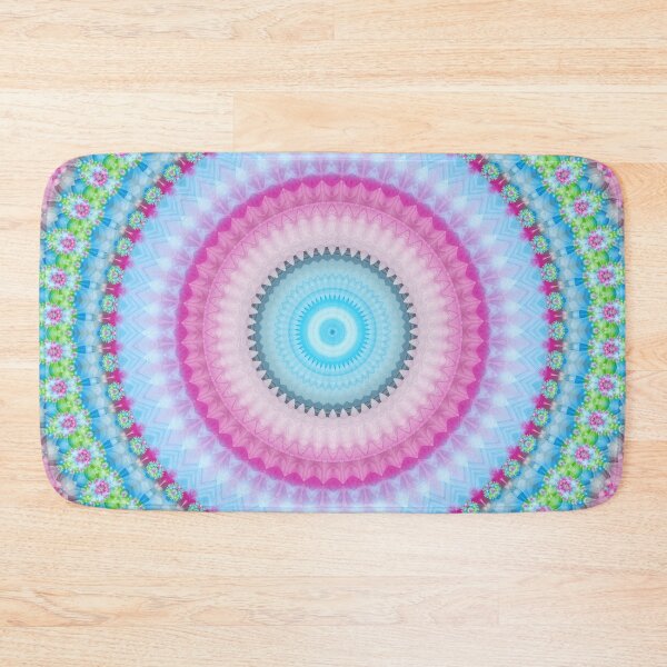 Item preview, Spring Garden Mandala designed and sold by Kelly Dietrich Mandala & Fractal Art.