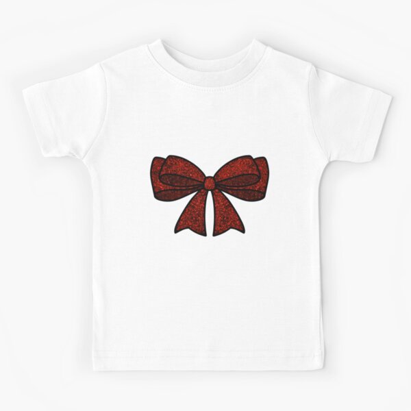 Red Bow Kids T Shirt By Jessnicole94 Redbubble - red bow tie new t shirt maker roblox