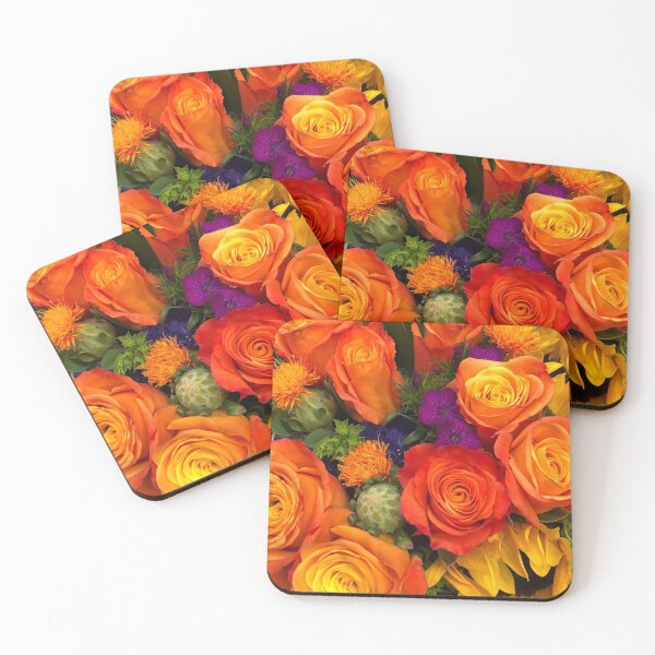 Item preview, Orange roses designed and sold by jellyrelish.