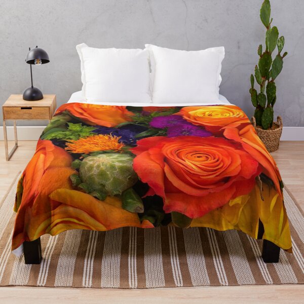 Item preview, Orange roses designed and sold by jellyrelish.