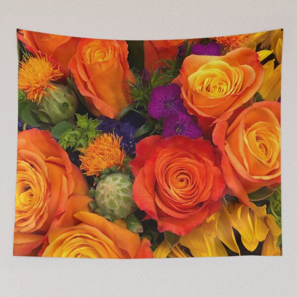 Item preview, Orange roses designed and sold by jellyrelish.