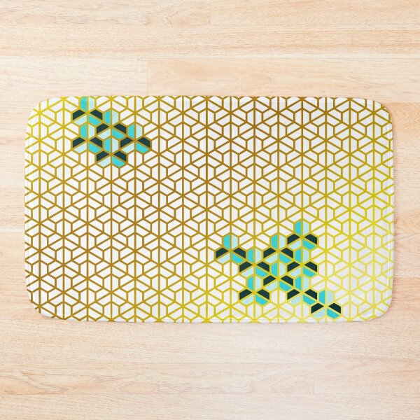 Item preview, Hexagonal stunning geometric pattern: Bishamon Kikko designed and sold by Blacklinesw9.