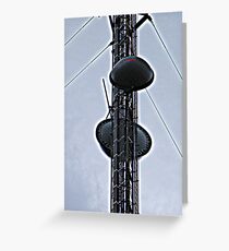 Cell Phone Tower Greeting Card