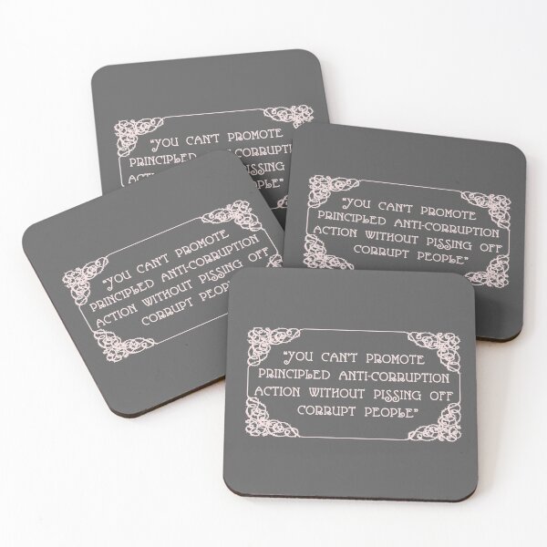Item preview, Kent Corruption Quote - tRump Impeachment Hearings (pink) designed and sold by Thelittlelord.