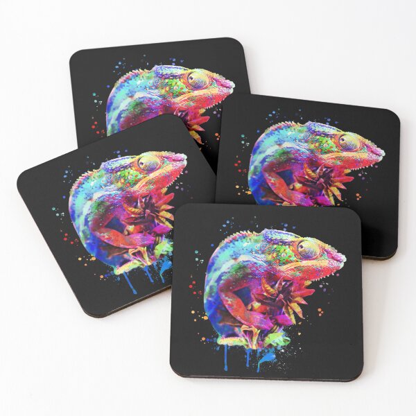 Item preview, Panther Chameleon Watercolor Design designed and sold by JRRTs.