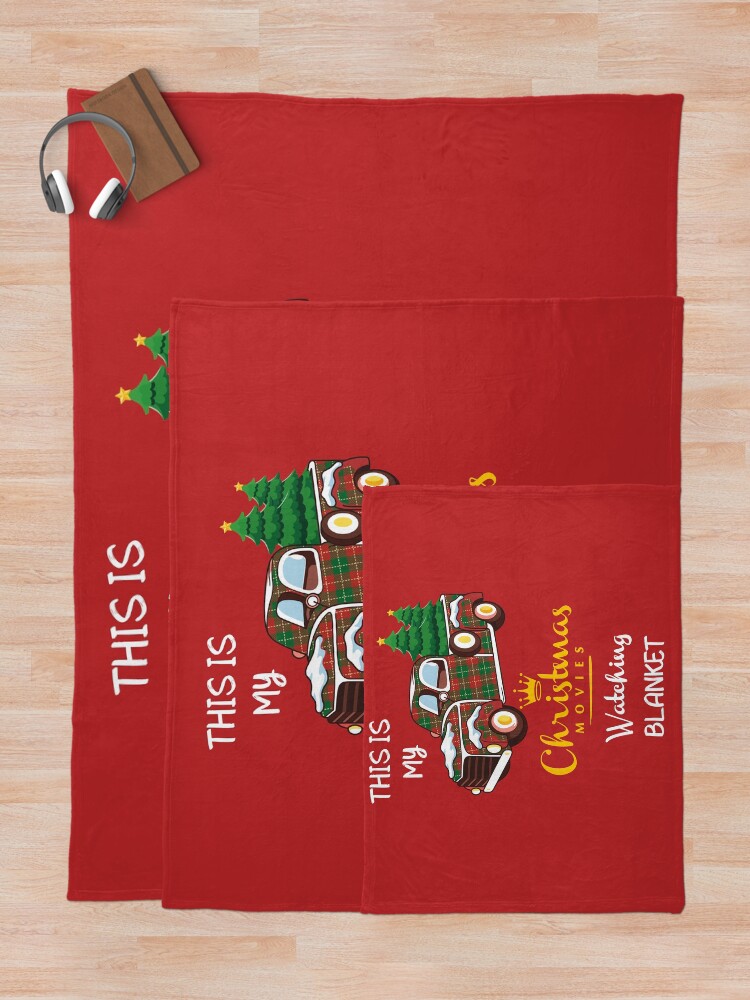 Alternate view of This is My Christmas Movies Watching Throw Blanket