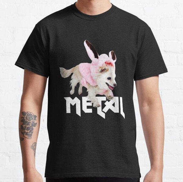 Not just perfect for Easter - Funny Metal Chihuahua Bunnies Design - Faith and Truth Classic T-Shirt
