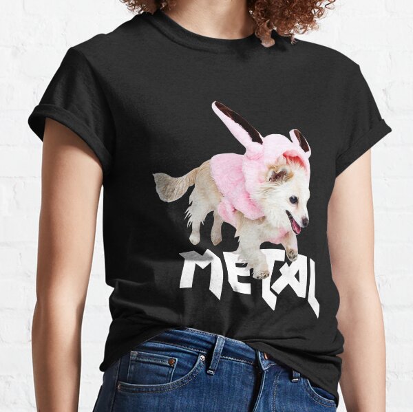 Nicht nur für Ostern perfekt- Lustiges Metal Chihuahua Hasen Design - Glaube und Wahrheit Classic T-Shirt