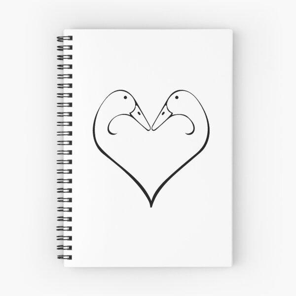 Item preview, duck heart designed and sold by anatida.