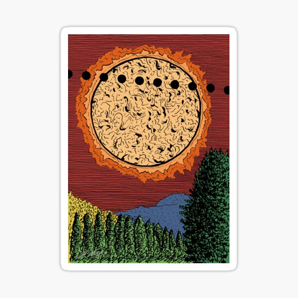 Venus in Transit Sticker