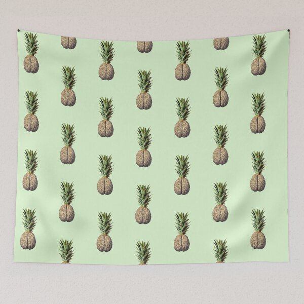 Item preview, Pinebrain (pineapple) designed and sold by Kiki Collagist.