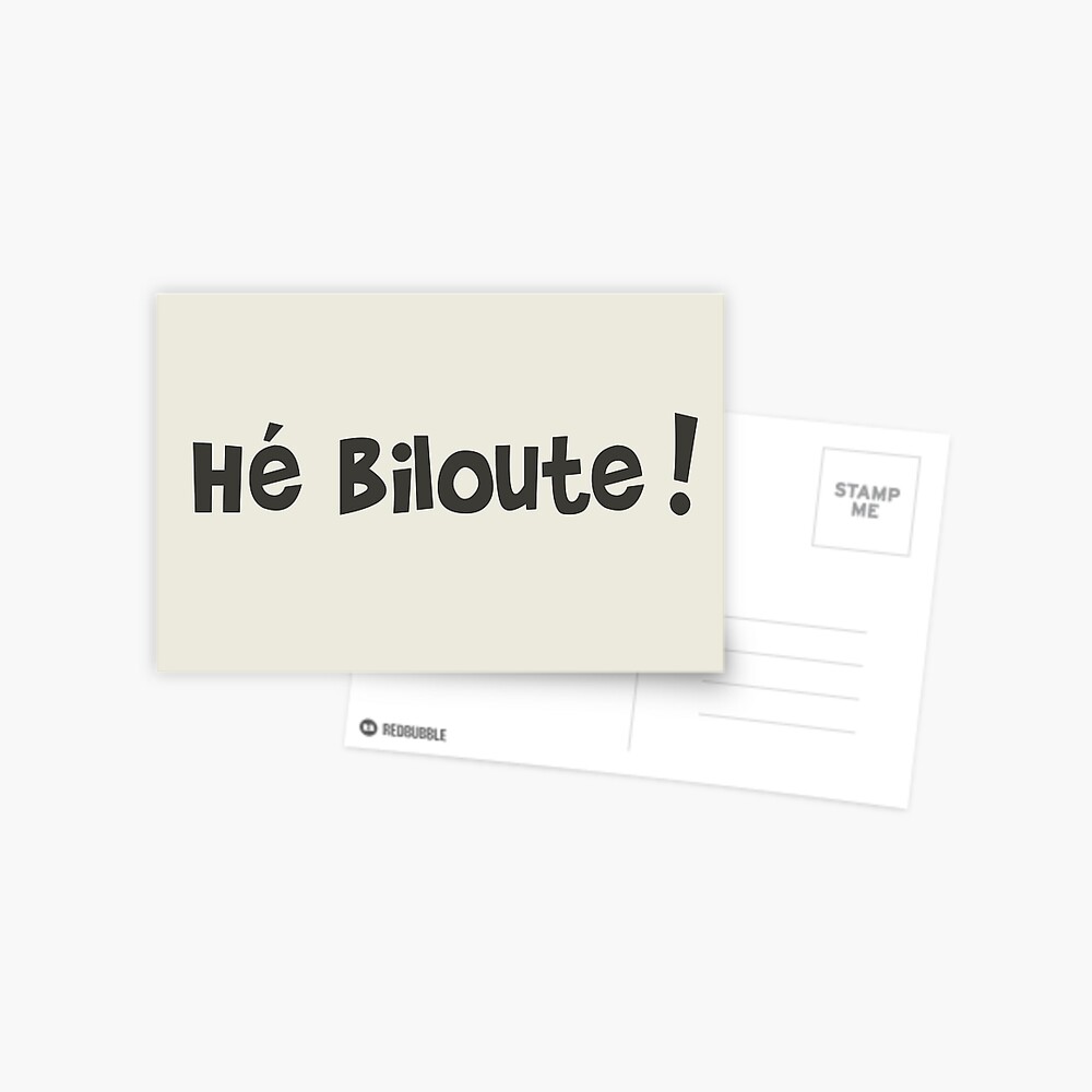 Carte De Vœux He Biloute Par Humour Chti Redbubble