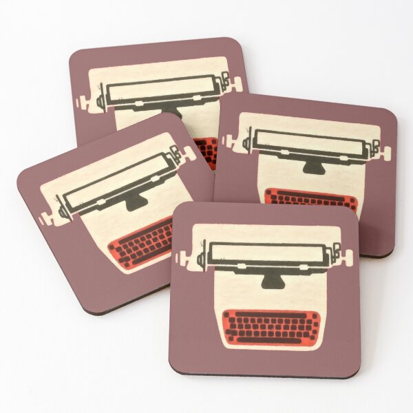 Item preview, A Vintage Red And White Typewriter designed and sold by VictorIos.