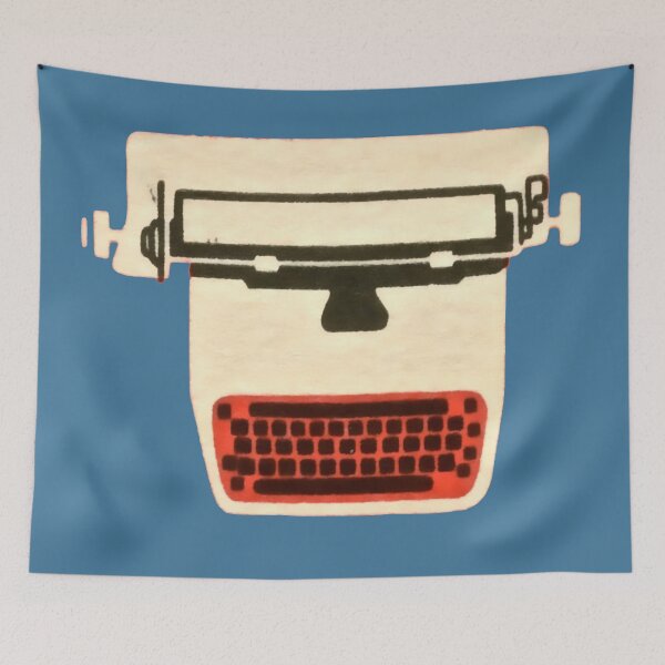 Item preview, A Vintage Red And White Typewriter designed and sold by VictorIos.