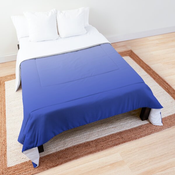 Vishuddha Chakra Blue Ombré Comforter