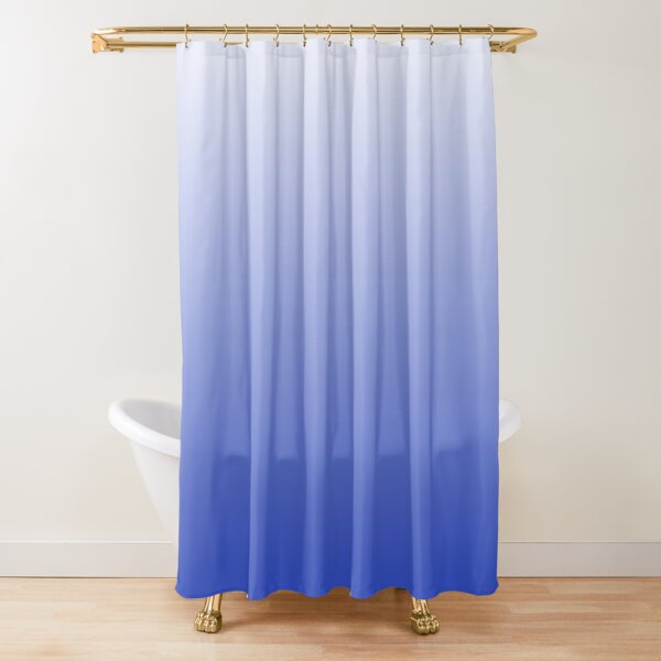 Vishuddha Chakra Blue Ombré Shower Curtain