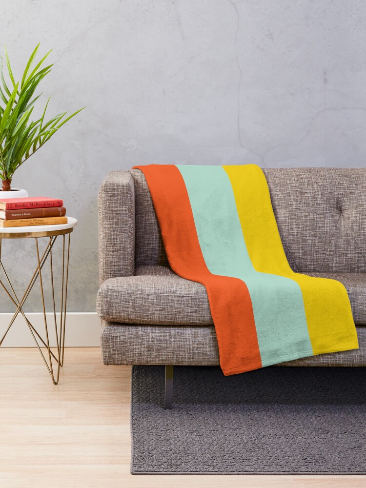 Alternate view of Summer at the Lake Throw Blanket