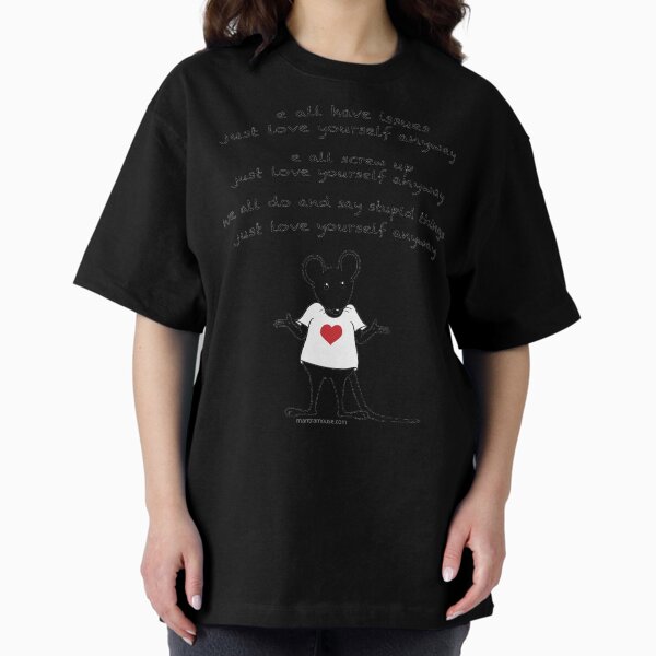 Item preview, MantraMouse® Love Yourself Anyway Cartoon designed and sold by Donna Martini.