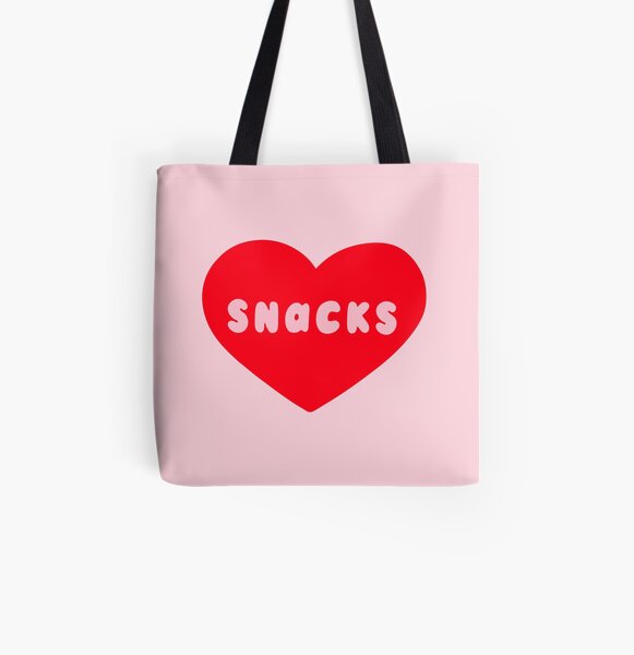 Love Snacks All Over Print Tote Bag
