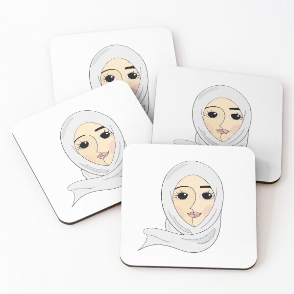 Artikelvorschau, Hijabi-Porträt entworfen und verkauft von Mennen’s Art.