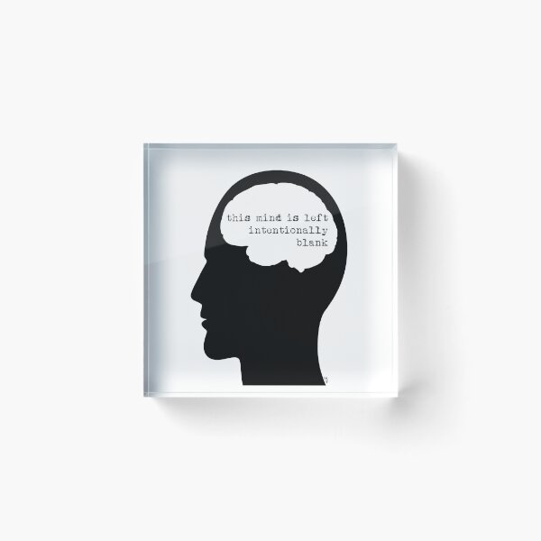 Item preview, Blank Mind designed and sold by artpirate.