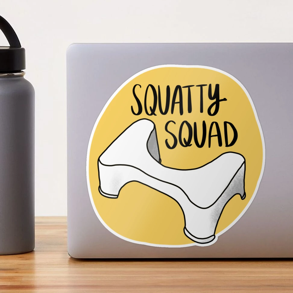 Squatty Potty 4 life Sticker for Sale by Anna Fox