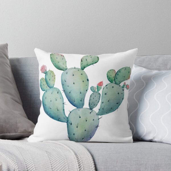 Item preview, Prickly Pear Watercolor Desert Cactus designed and sold by Addie Hanson.