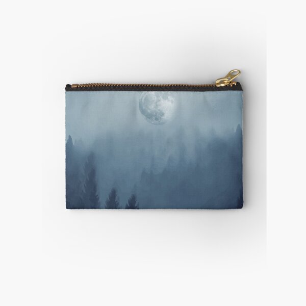 Item preview, forest, fog, mist, moon, stars, space, sky designed and sold by Collagedream.