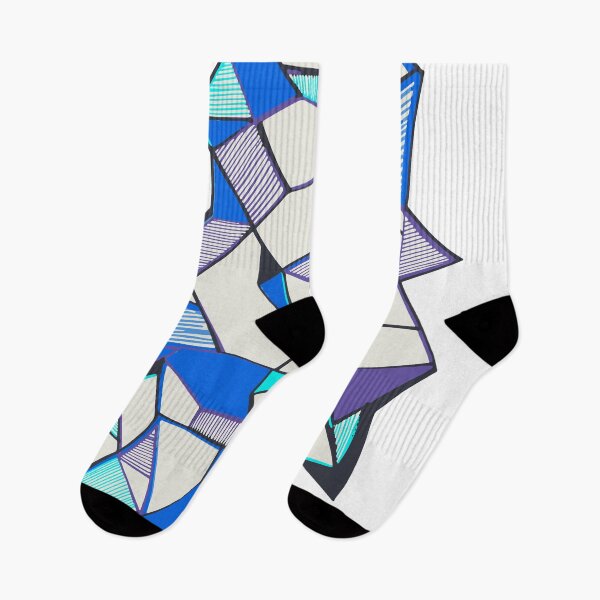 Item preview, Blue abstract geometric COOL designed and sold by Carolina Salazar.