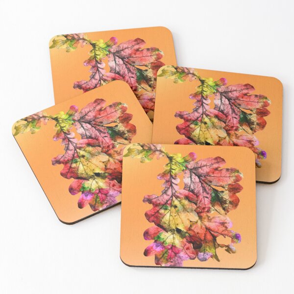 Item preview, Colorful Oak Leaves designed and sold by Daniel Janda.
