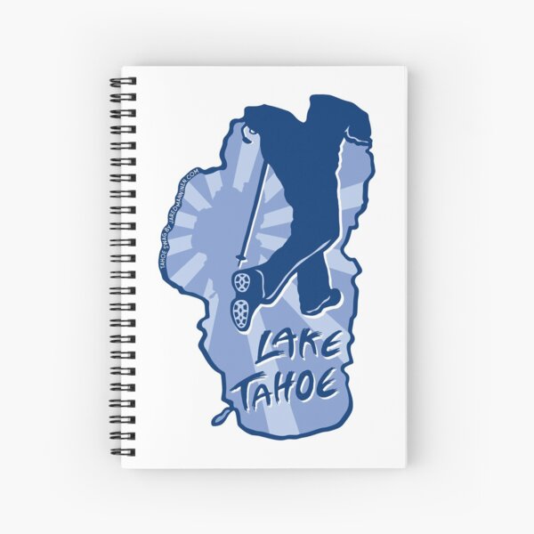 Hike Lake Tahoe Spiral Notebook