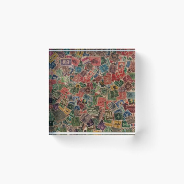 Item preview, Vintage Postage Stamps Collection designed and sold by NaturePrints.