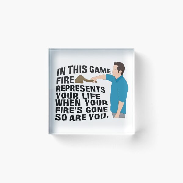 Item preview, Jeff Probst - Fire Represents Your Life designed and sold by katietedesco.