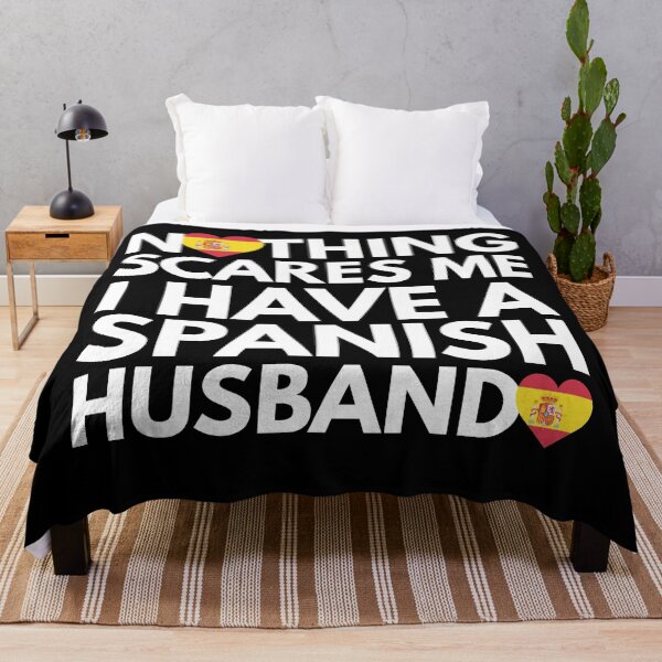 Item preview, Nothing Scares Me, I Have Spanish Husband designed and sold by HelloFromAja.