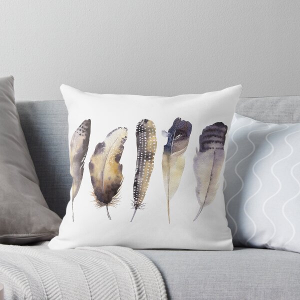 Item preview, Feather Painting Feather Watercolour Painting by Syman Kaye - Modern Feather Art designed and sold by Syman Kaye.
