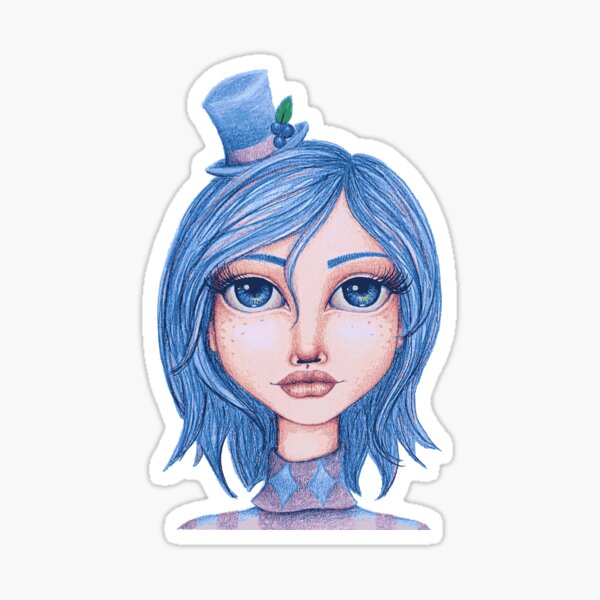 I Heart Blueberry Muffin Sticker